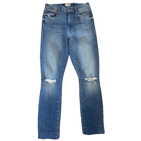 Mother‎ High Waisted Looker Ankle Fray in Thrilling Shots Size 24 - Picture 2 of 10